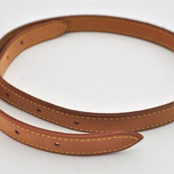 Authentic Louis Vuitton Leather Shoulder Strap For Bucket GM